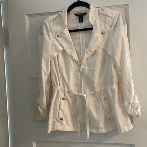 Light jacket, Cream color, from White House Black Market